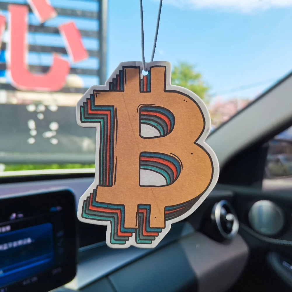 Bitcoin Hanging Car Freshener
