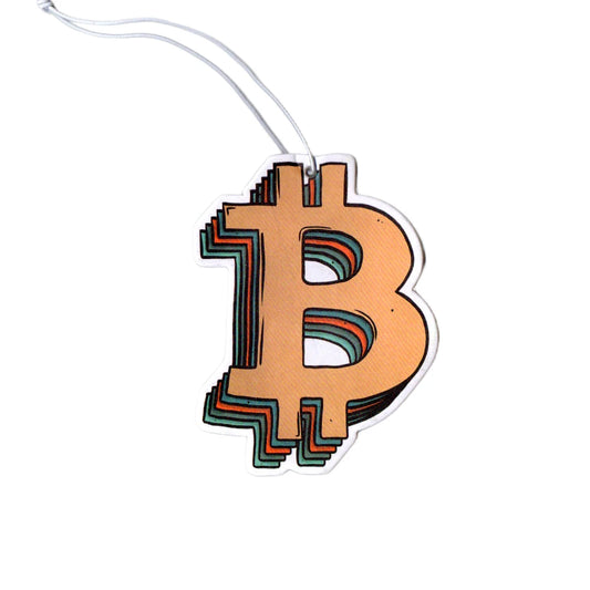 Bitcoin Hanging Car Freshener
